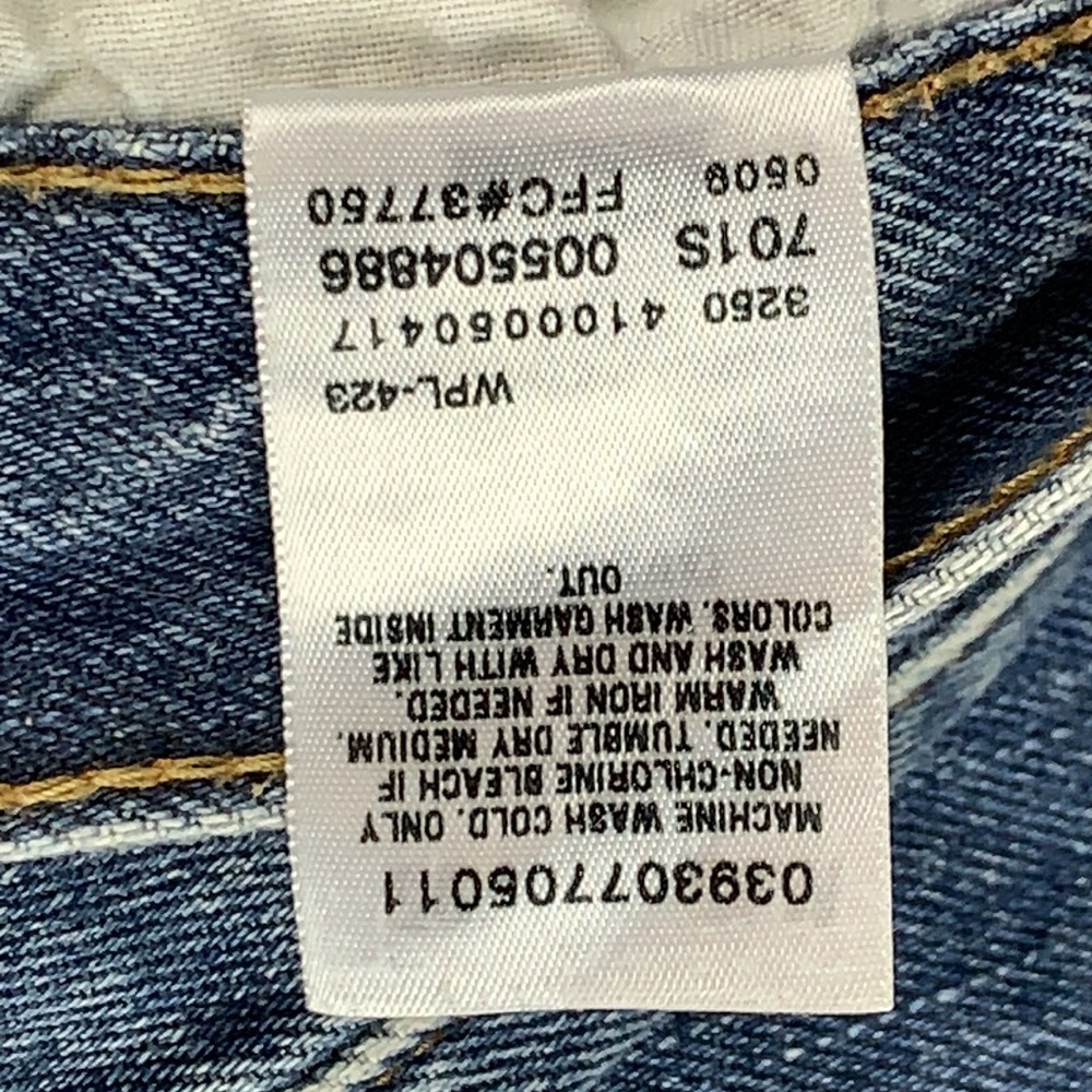 Levis "550" relaxed fit straight leg blue leans size 42 - Picture 5 of 13